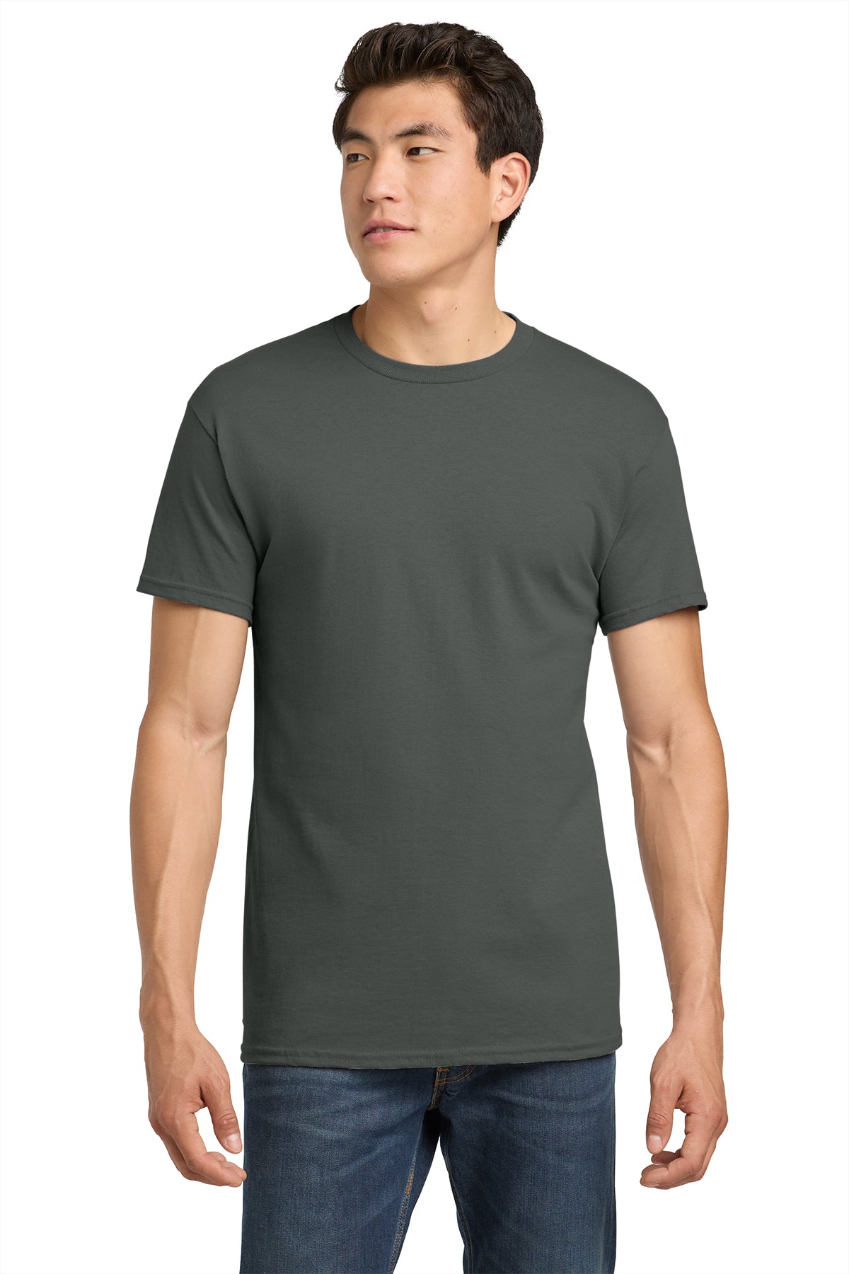 5000 Gildan Heavy Cotton 100% Cotton T-Shirt - Charcoal