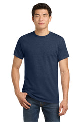 5000 Gildan Heavy Cotton 100% Cotton T-Shirt - Heather Navy