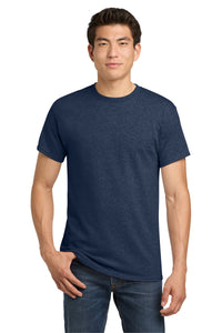 5000 Gildan Heavy Cotton 100% Cotton T-Shirt - Heather Navy