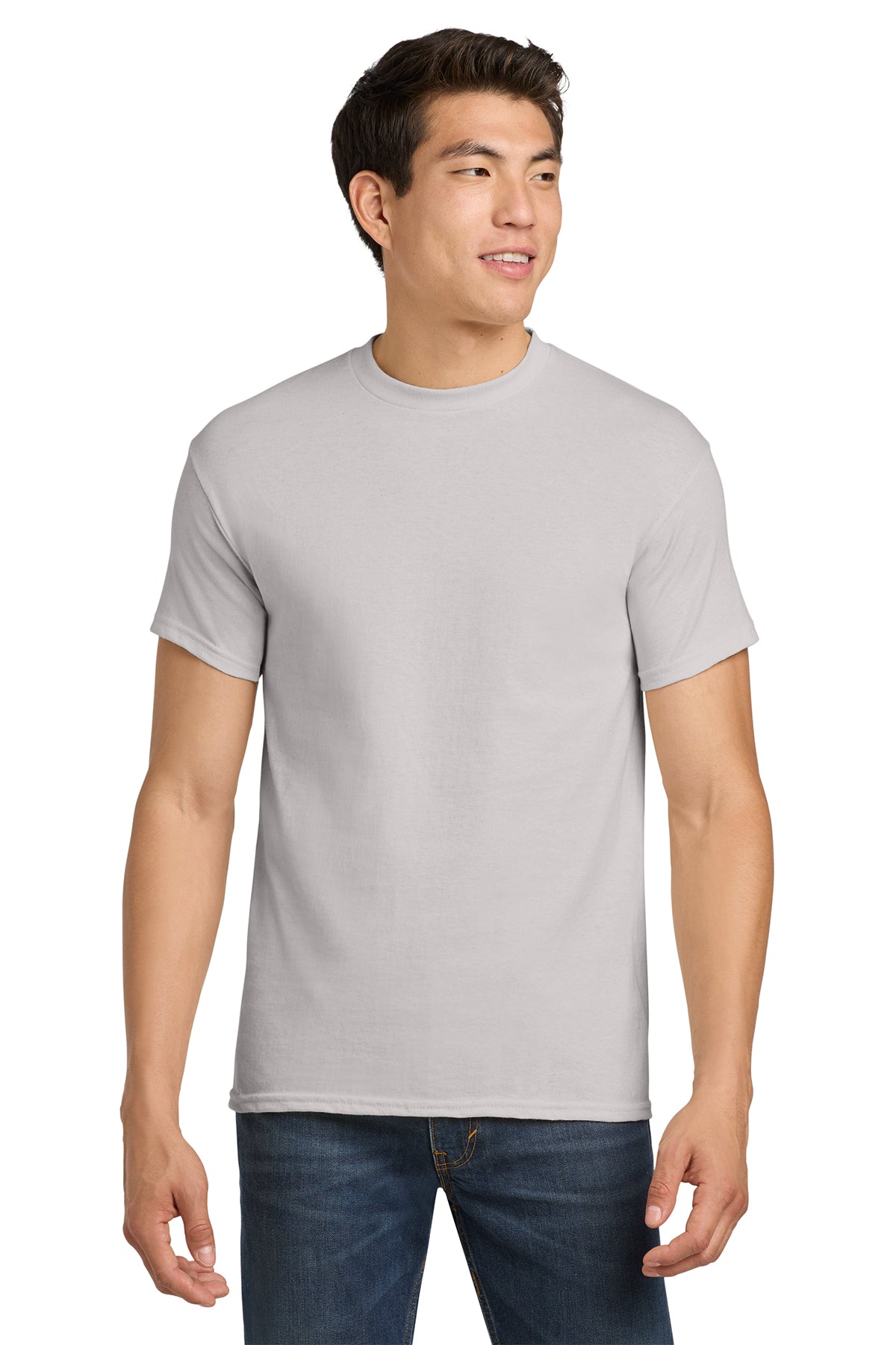 5000 Gildan Heavy Cotton 100% Cotton T-Shirt - Ice Grey