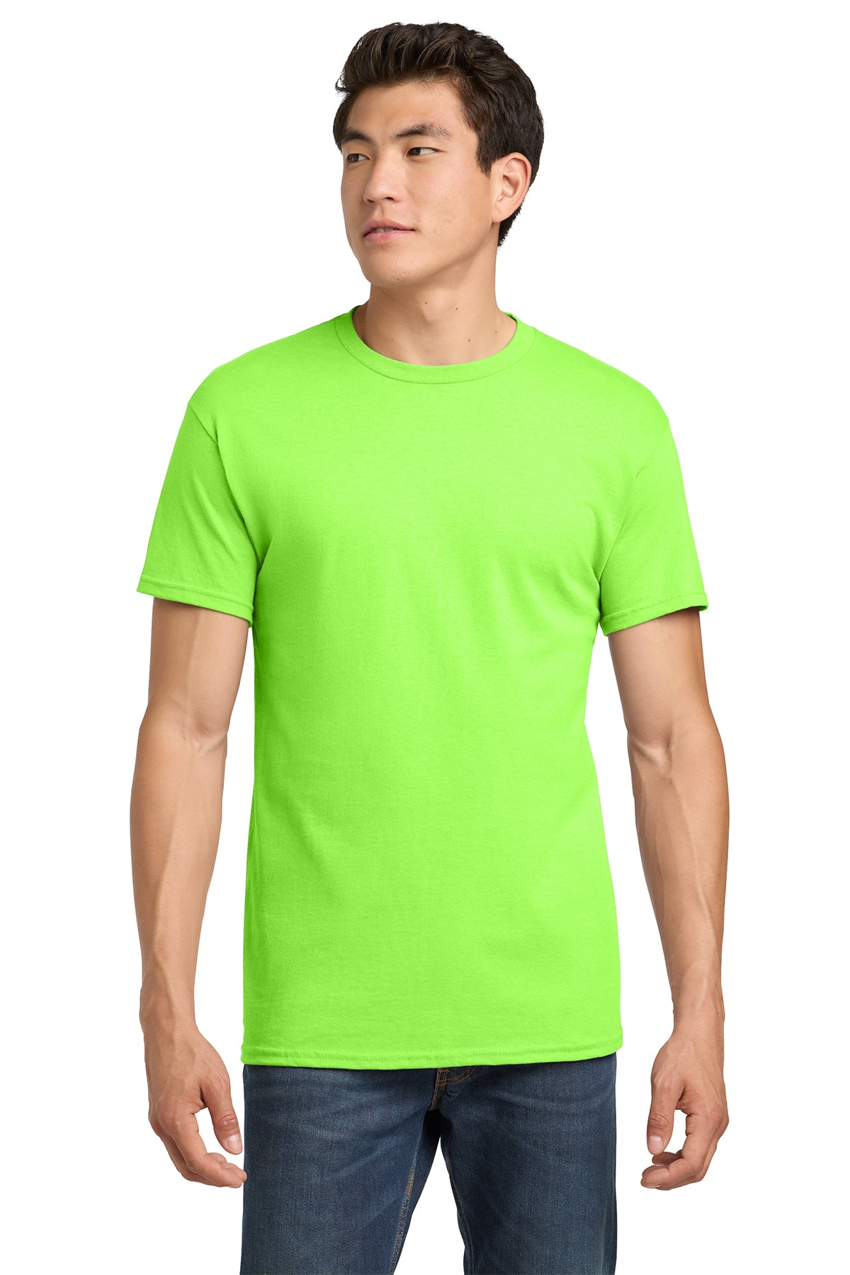 5000 Gildan Heavy Cotton 100% Cotton T-Shirt - Neon Green