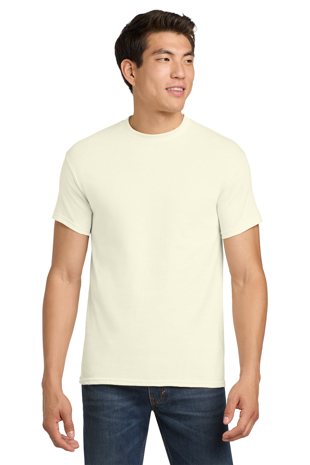 5000 Gildan Heavy Cotton 100% Cotton T-Shirt - Off White