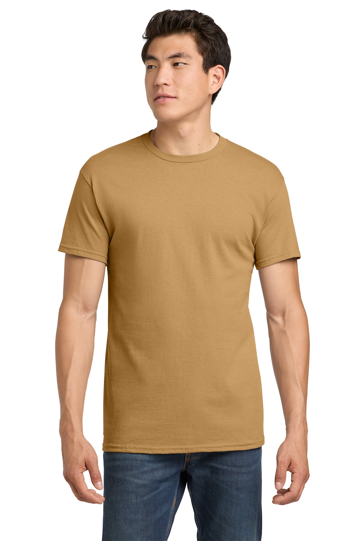 5000 Gildan Heavy Cotton 100% Cotton T-Shirt - Old Gold