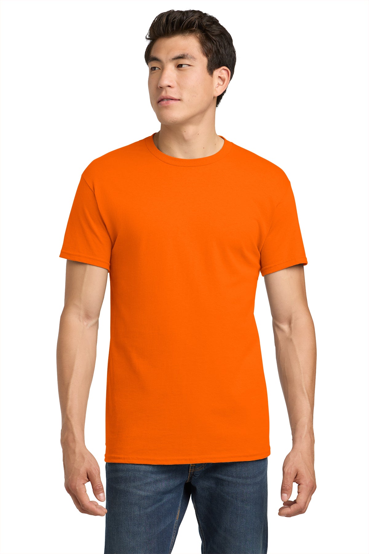 5000 Gildan Heavy Cotton 100% Cotton T-Shirt - S. Orange