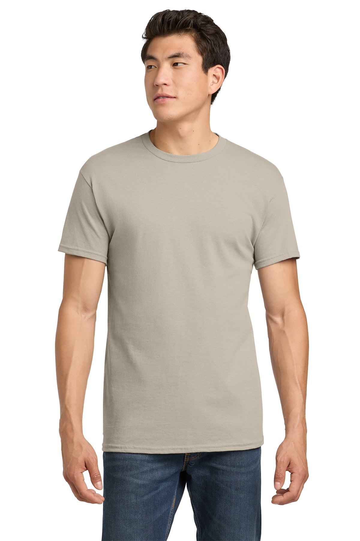 5000 Gildan Heavy Cotton 100% Cotton T-Shirt - Sand