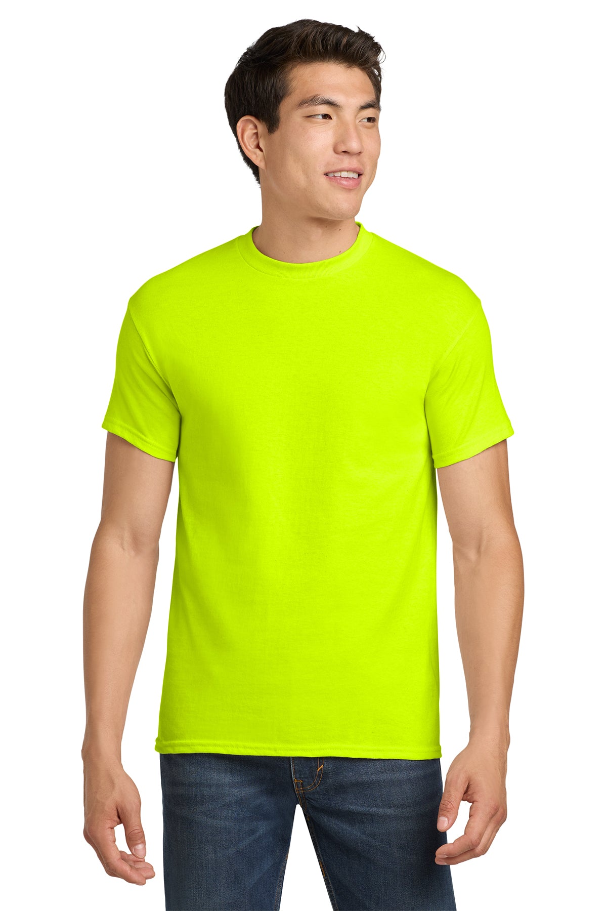 5000 Gildan Heavy Cotton 100% Cotton T-Shirt - Safety Green