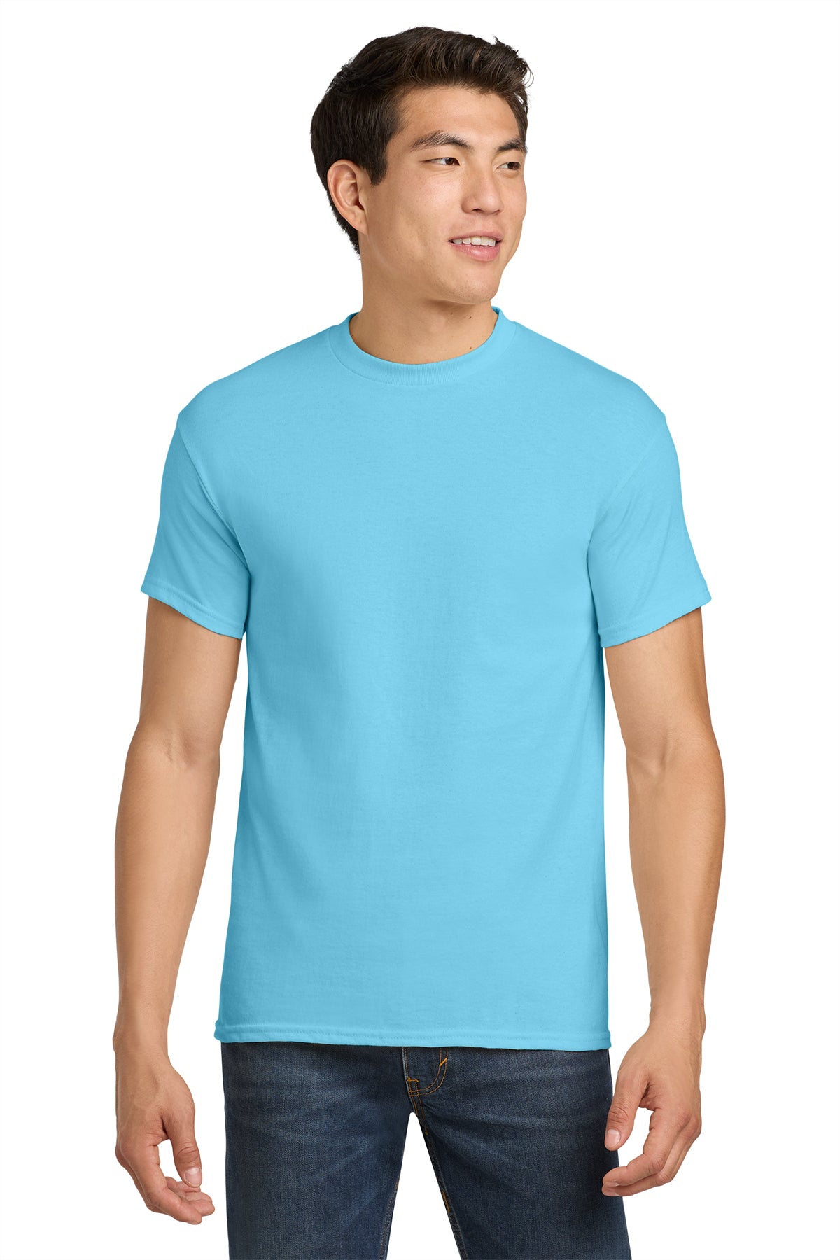 5000 Gildan Heavy Cotton 100% Cotton T-Shirt - Sky