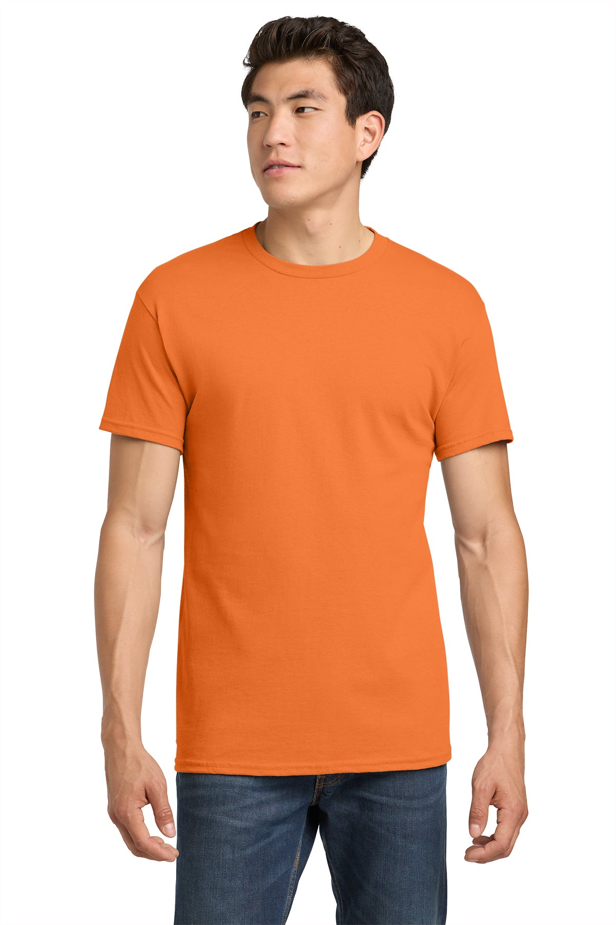 5000 Gildan Heavy Cotton 100% Cotton T-Shirt - Tangerine