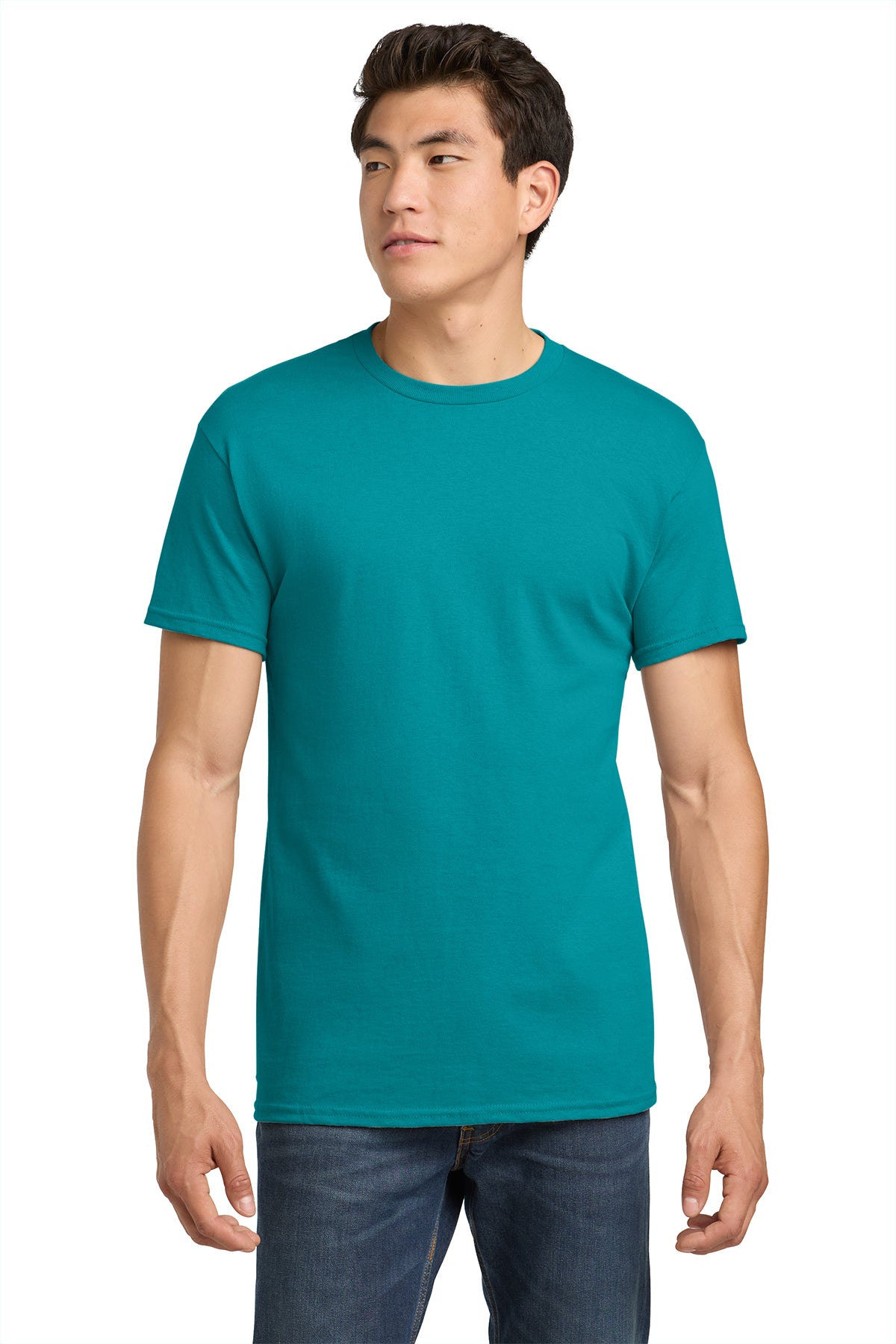 5000 Gildan Heavy Cotton 100% Cotton T-Shirt - Tropical Blue