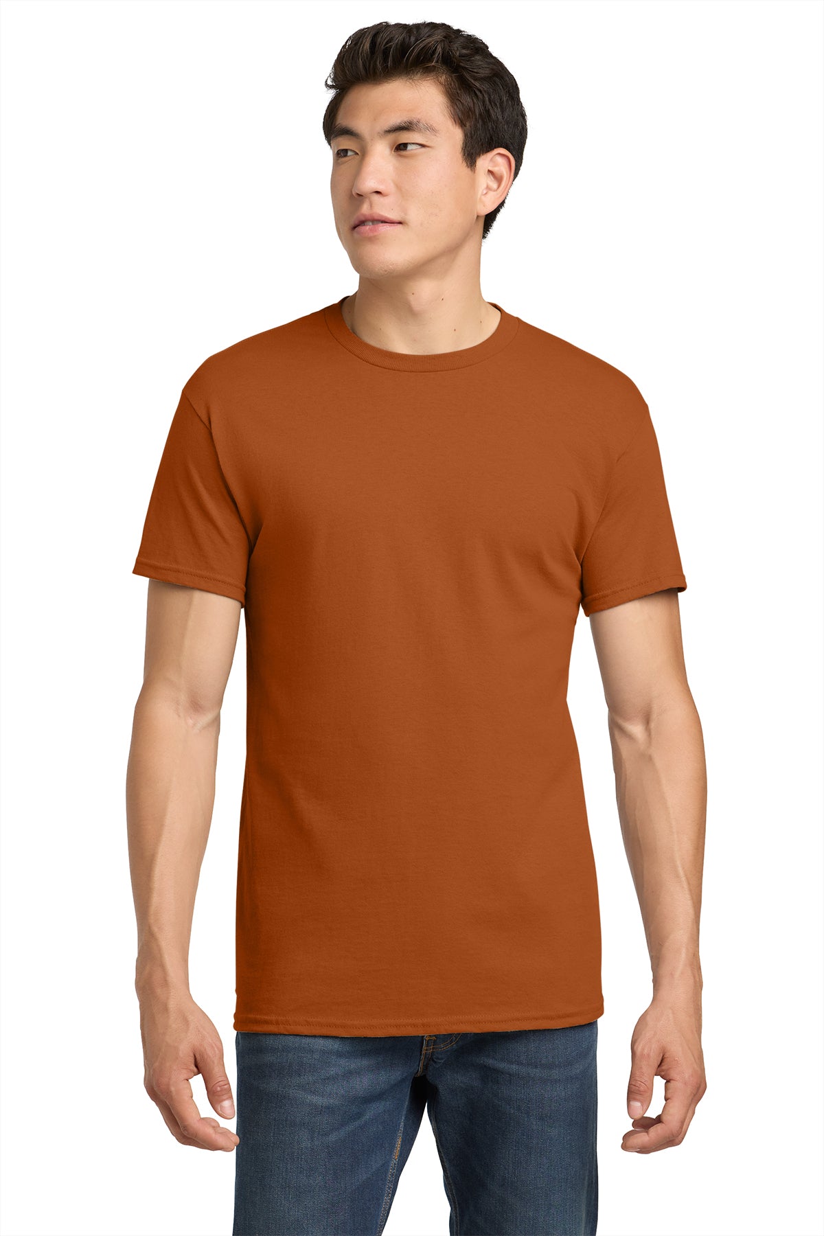 5000 Gildan Heavy Cotton 100% Cotton T-Shirt - Texas Orange