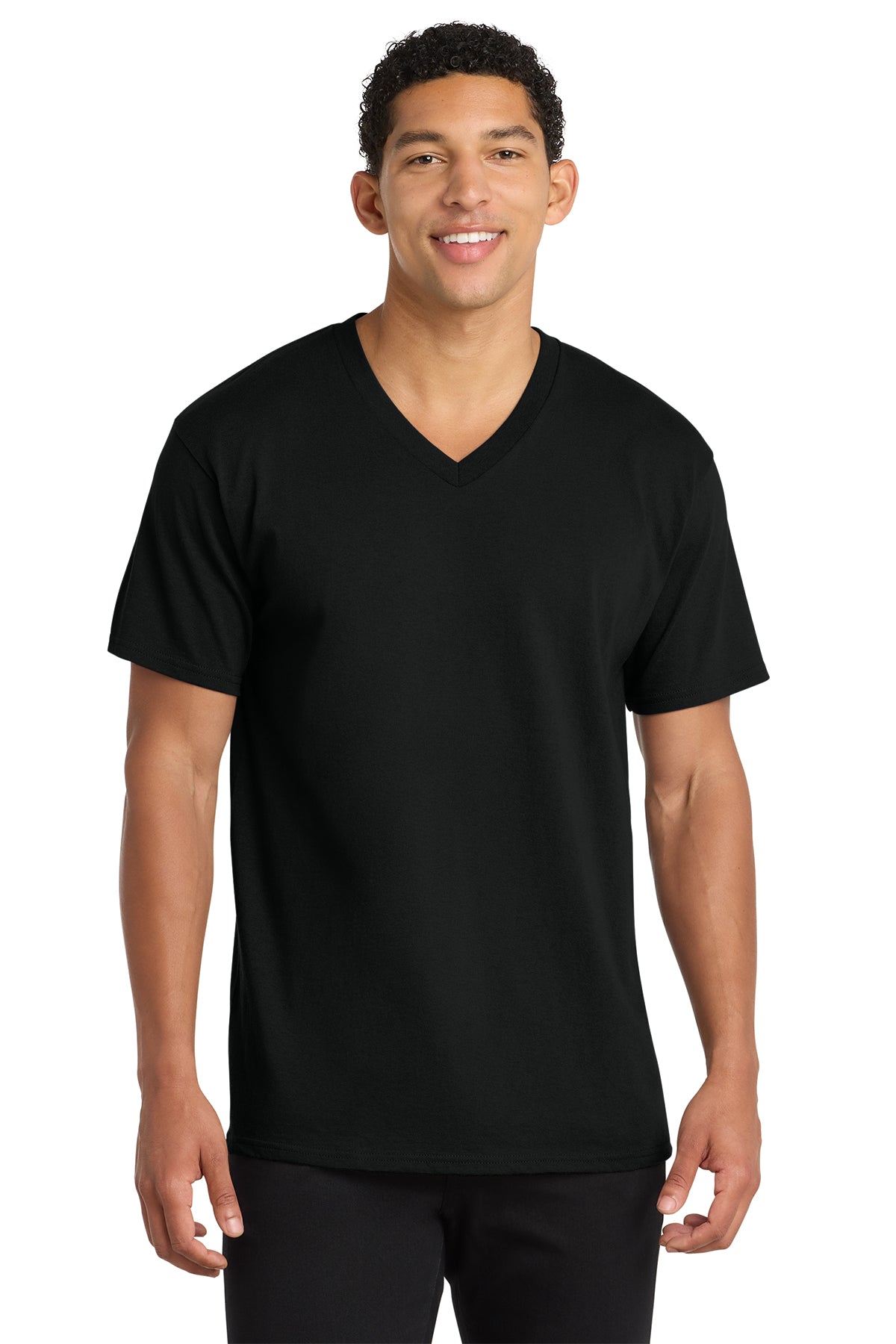 Port & Co™ Core Cotton V-Neck Tee | PC54V