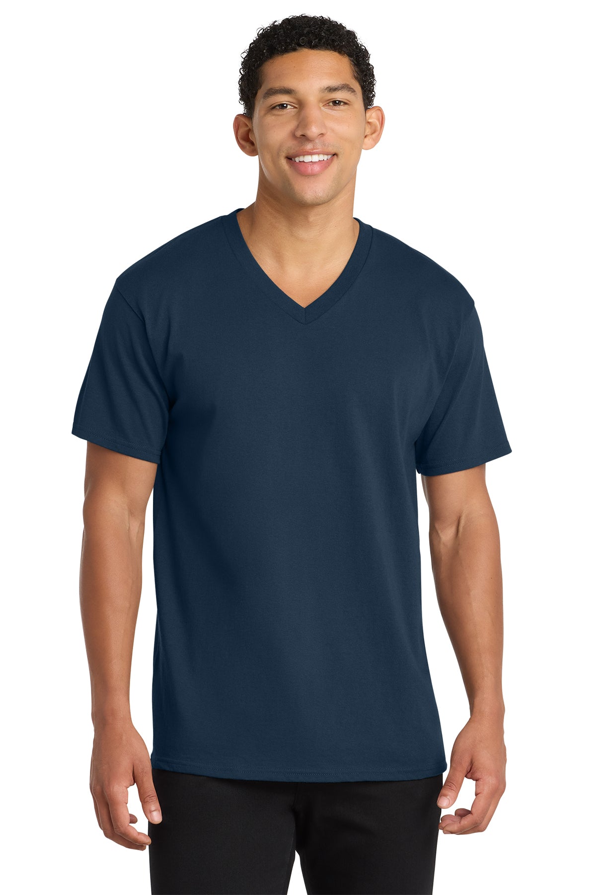 Port & Co™ Core Cotton V-Neck Tee | PC54V