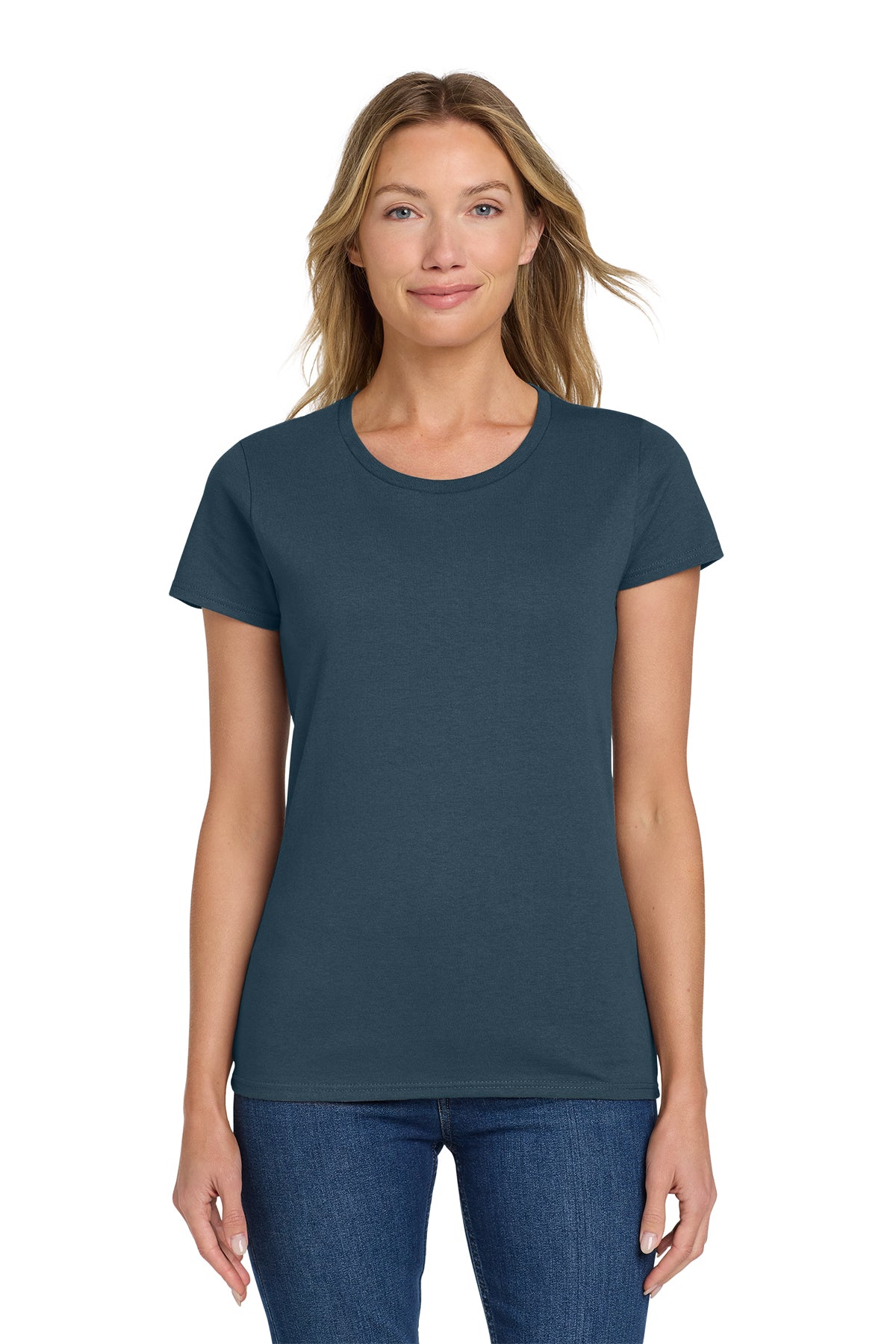 Gildan 5000L Ladies Heavy Cotton T-Shirt - Blue Dusk