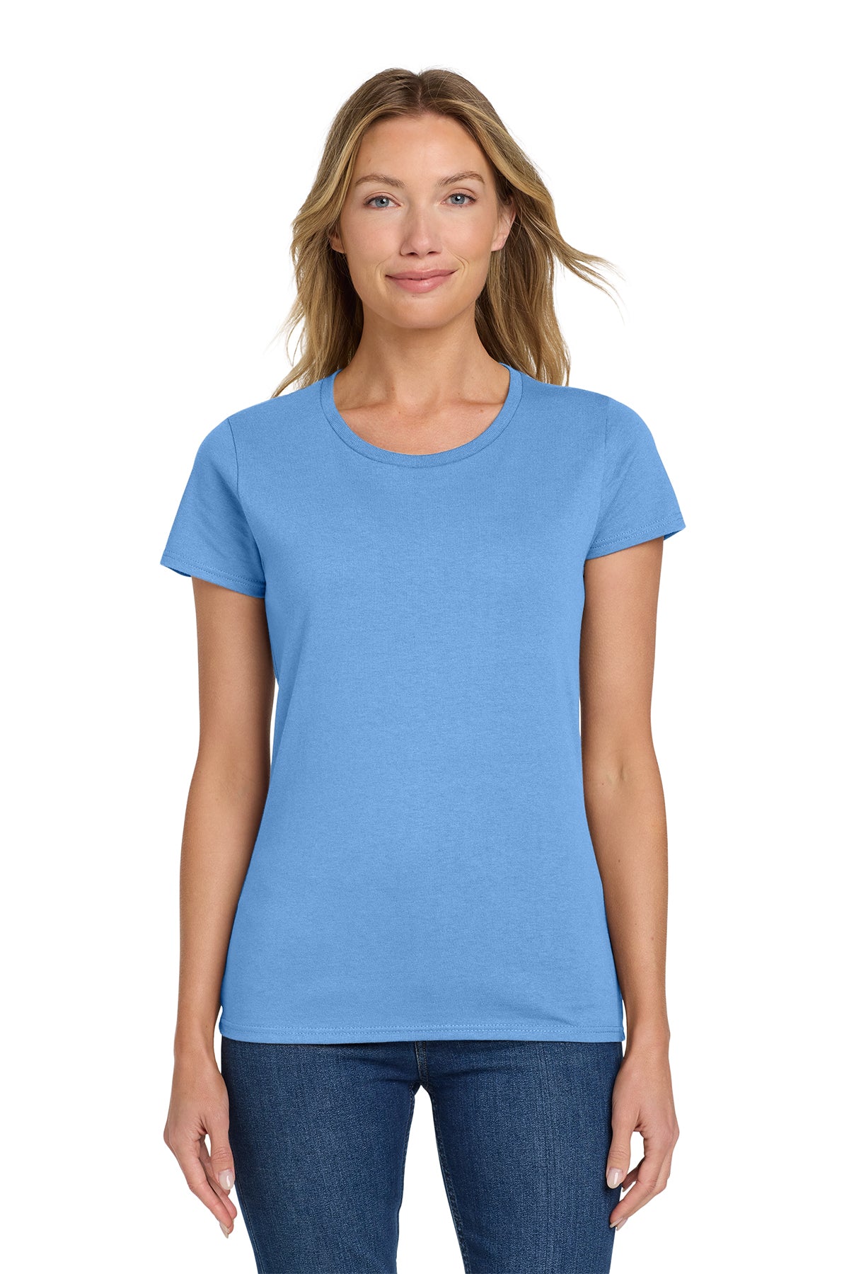 Gildan 5000L Ladies Heavy Cotton T-Shirt - Carolina Blue