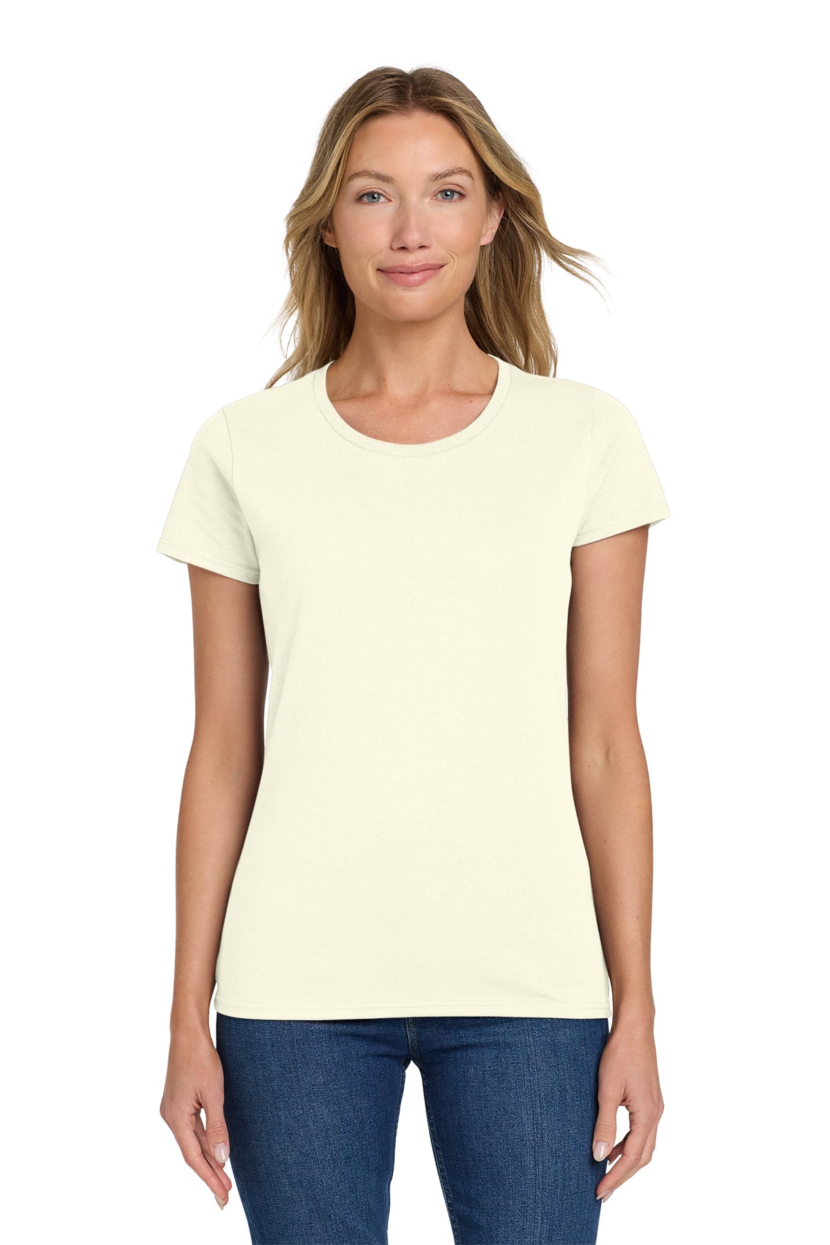 Gildan 5000L Ladies Heavy Cotton T-Shirt - Off White