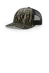 Richardson 112PFP Flat-Bill Trucker Cap - Realtree Original/ Black