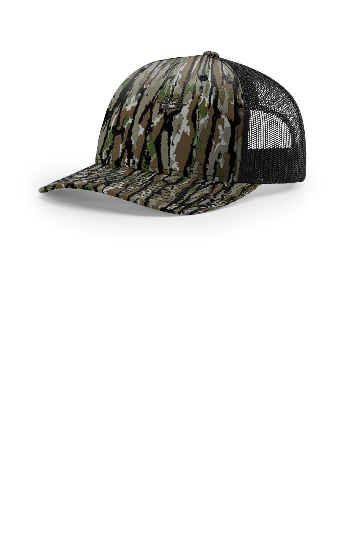 Richardson 112PFP Flat-Bill Trucker Cap - Realtree Original/ Black