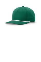 Richardson 258 Five-Panel Classic Rope Cap - Kelly/ White