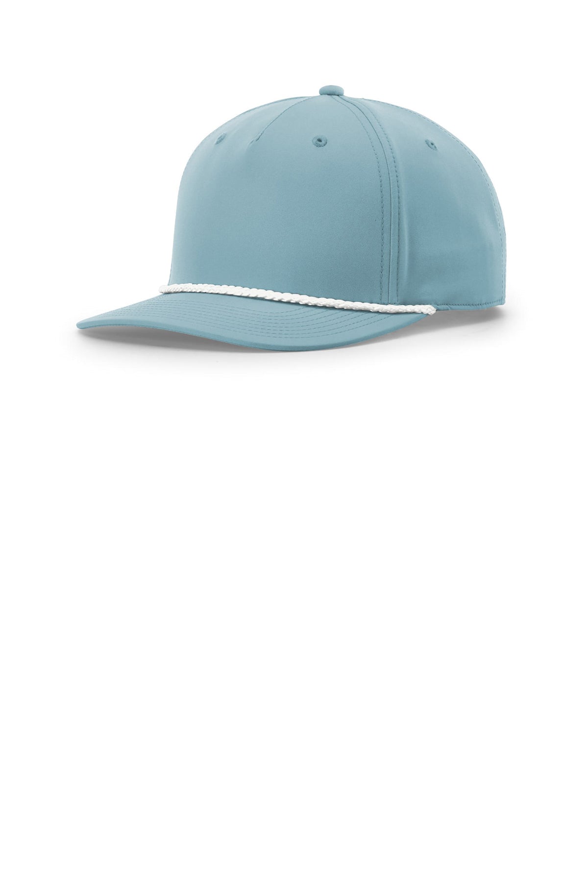 Richardson 258 Five-Panel Classic Rope Cap - Smoke Blue/ White