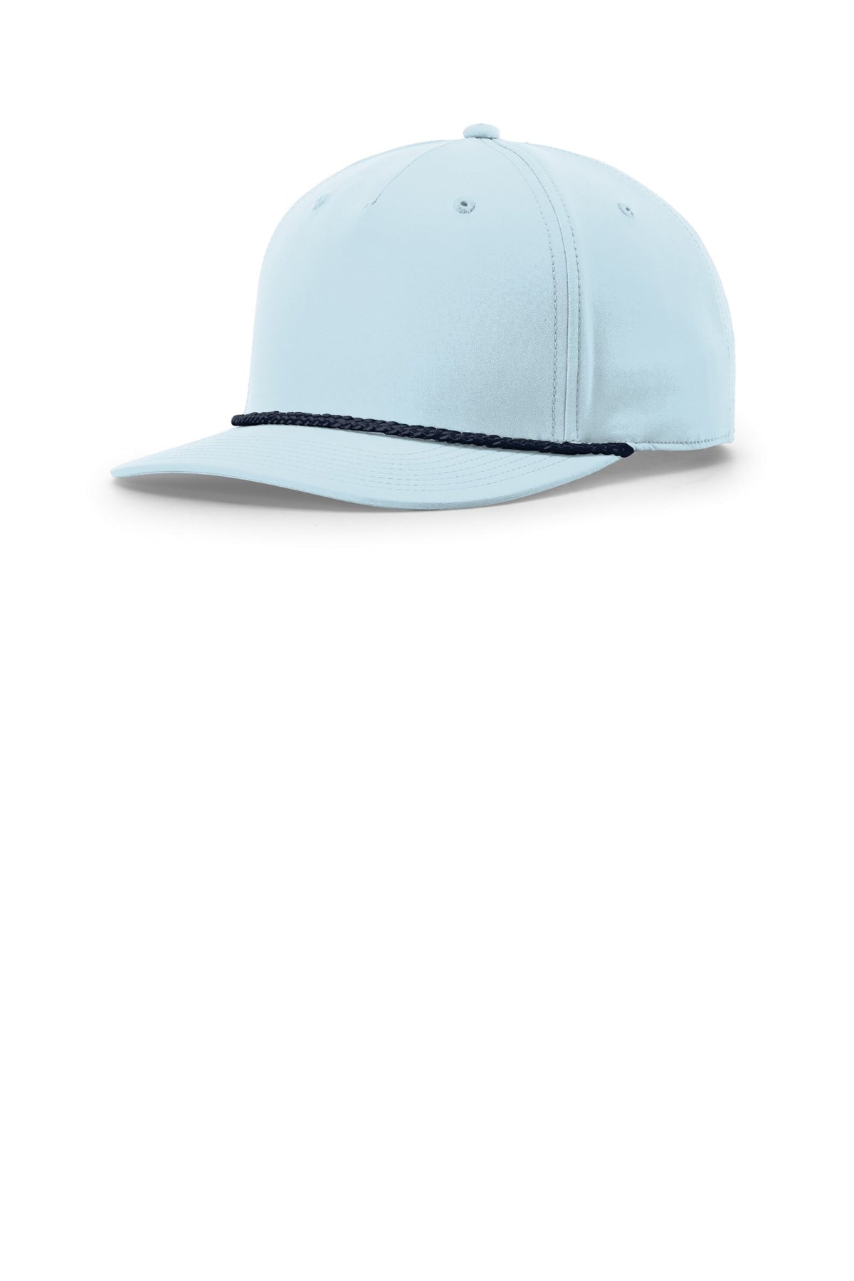 Richardson 258 Five-Panel Classic Rope Cap - Soft Blue/ Navy