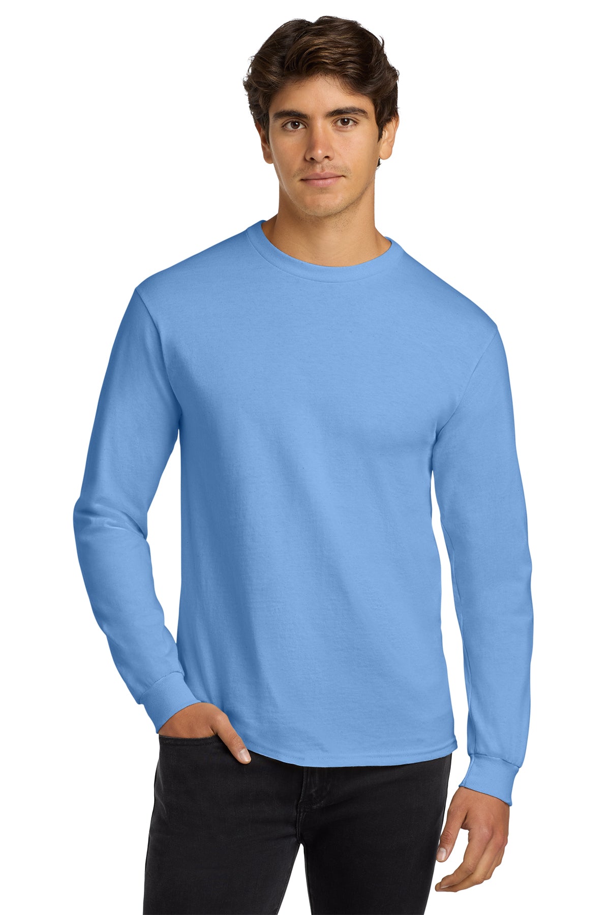 Gildan 2400 Ultra Cotton Long Sleeve T-Shirt - Carolina Blue