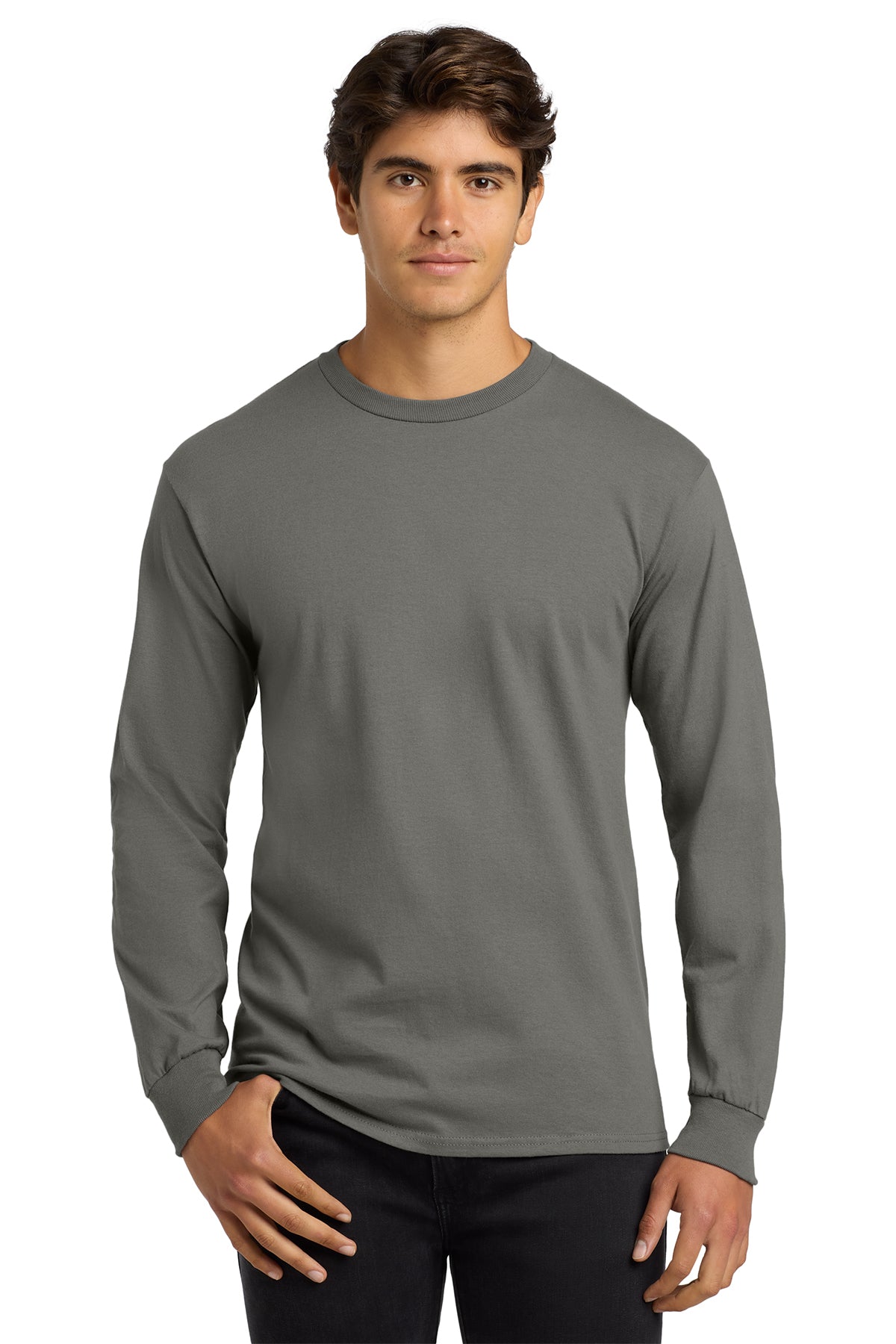 Gildan 2400 Ultra Cotton Long Sleeve T-Shirt - Charcoal