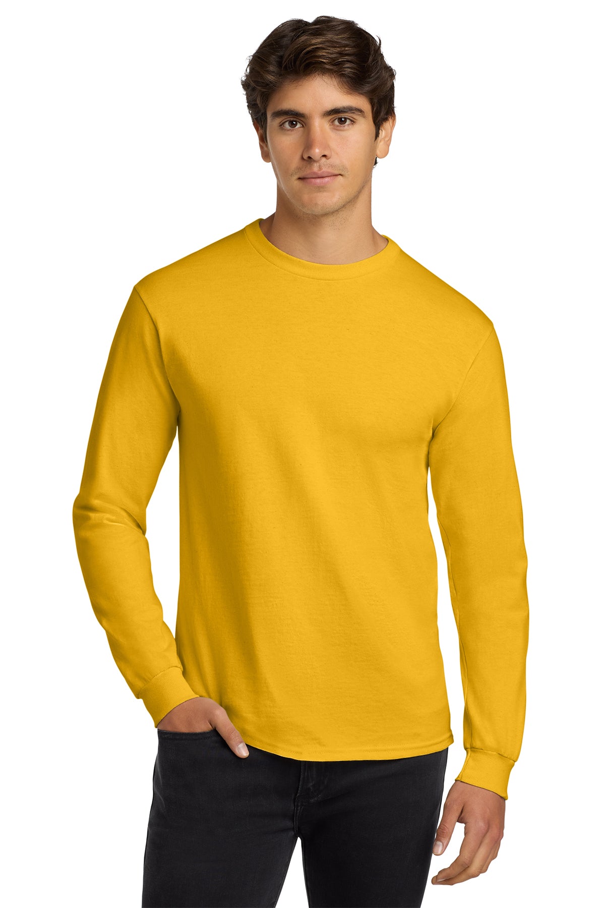 Gildan 2400 Ultra Cotton Long Sleeve T-Shirt - Gold