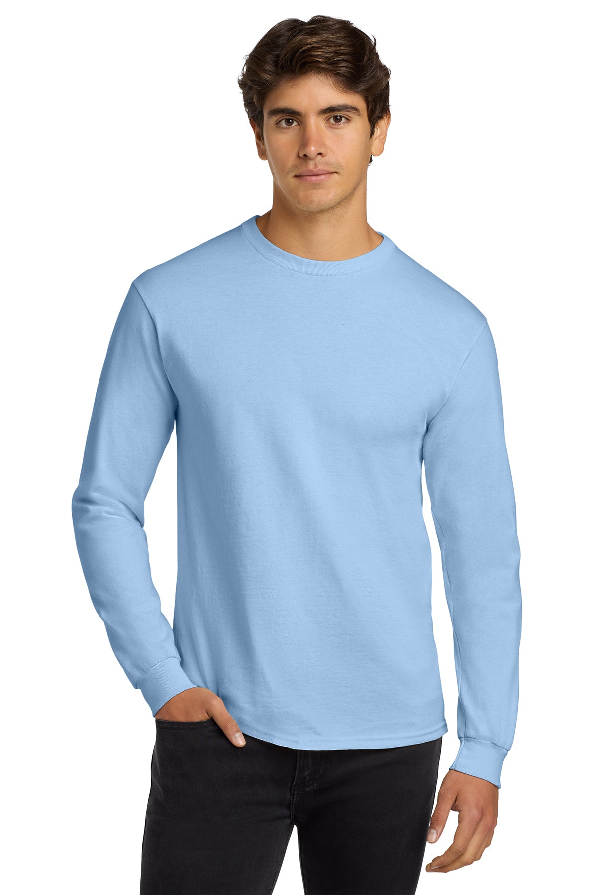 Gildan 2400 Ultra Cotton Long Sleeve T-Shirt - Light Blue