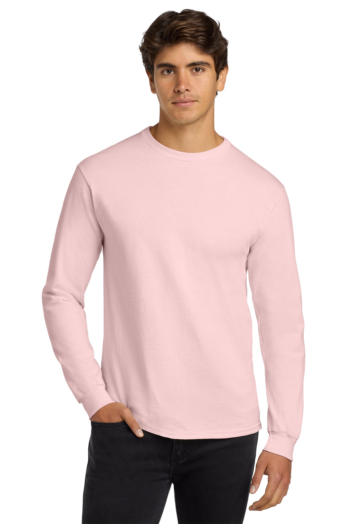 Gildan 2400 Ultra Cotton Long Sleeve T-Shirt - Light Pink