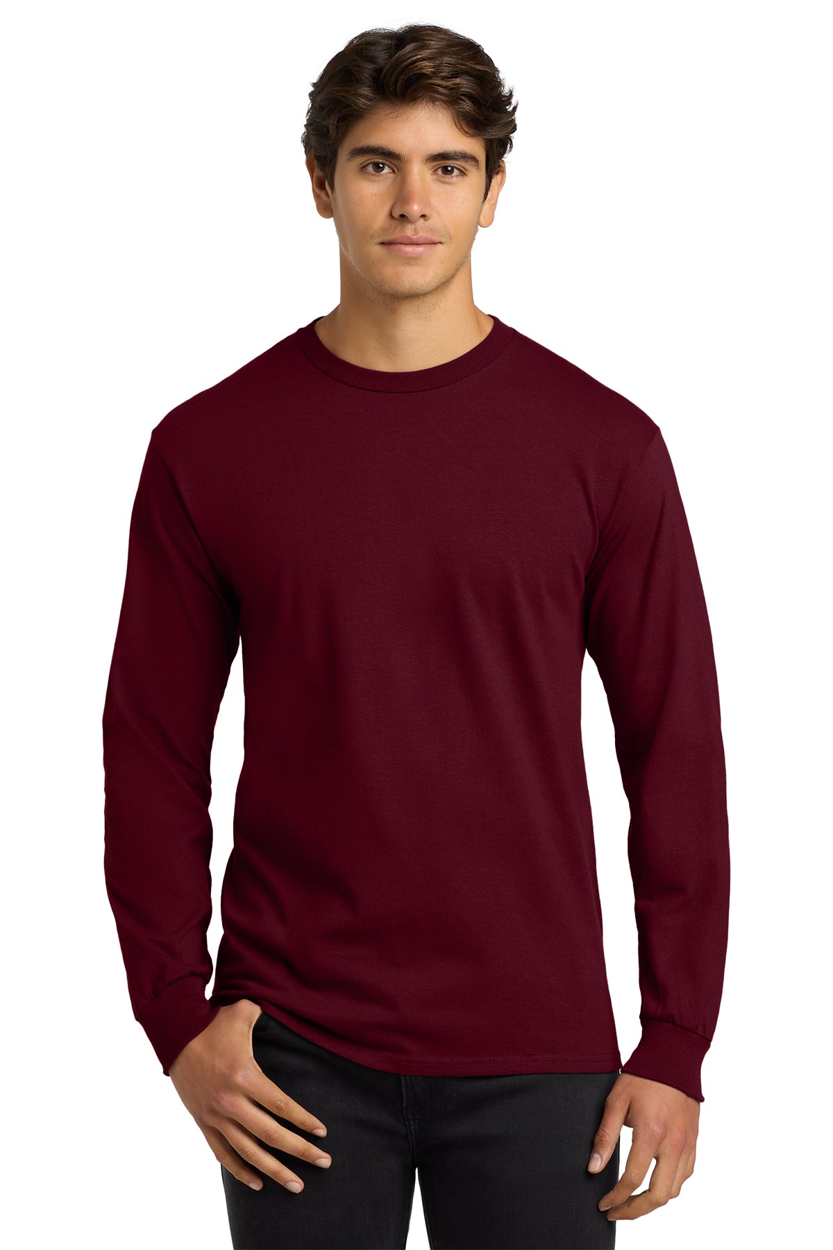 Gildan 2400 Ultra Cotton Long Sleeve T-Shirt - Maroon