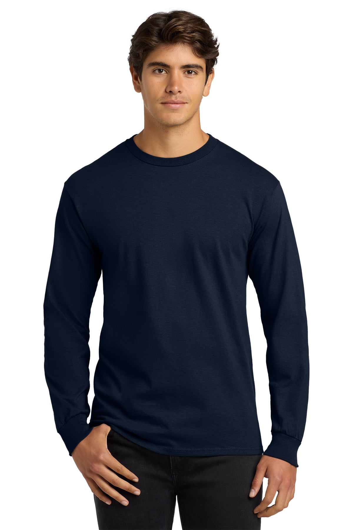 Gildan 2400 Ultra Cotton Long Sleeve T-Shirt - Navy