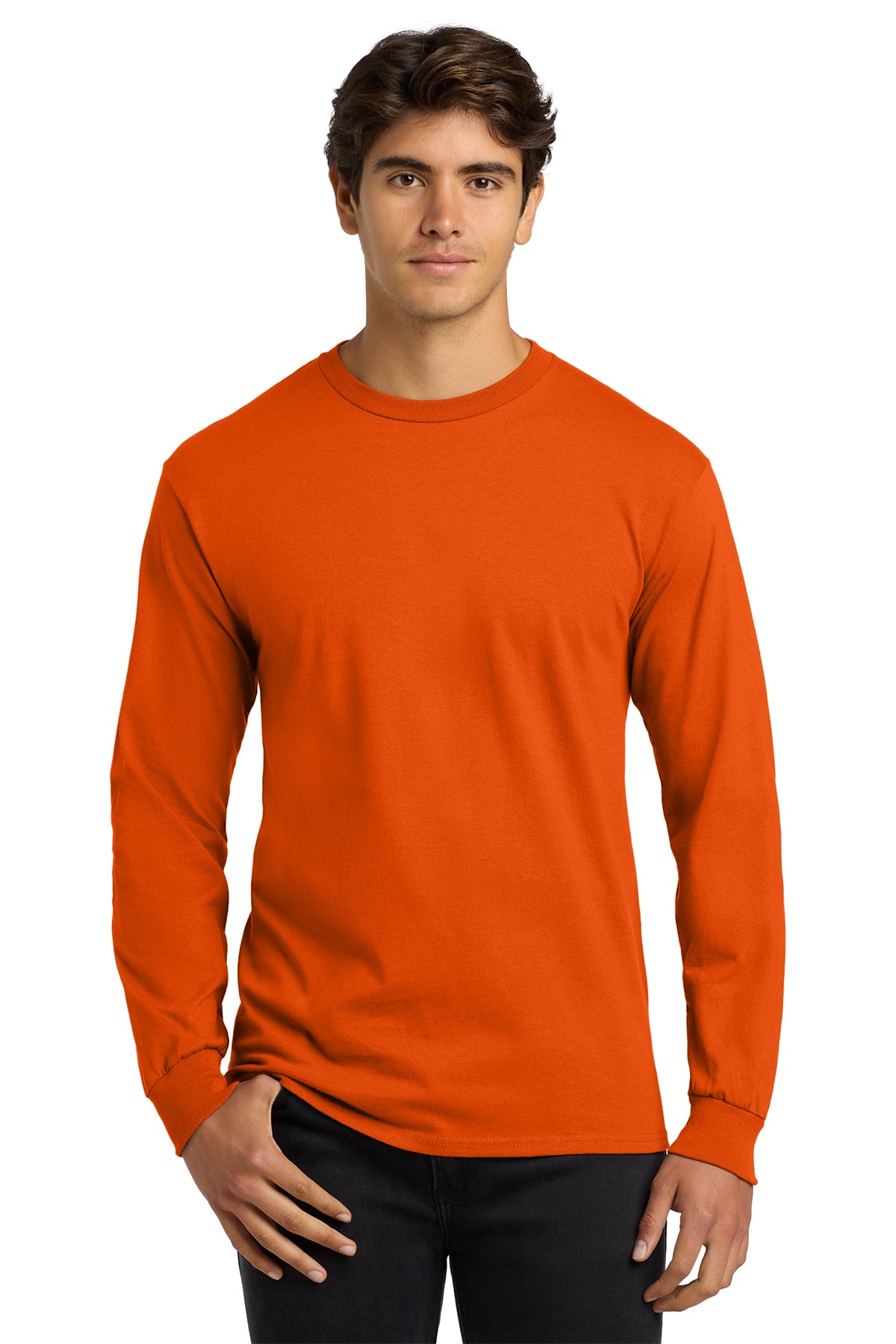 Gildan 2400 Ultra Cotton Long Sleeve T-Shirt - Orange