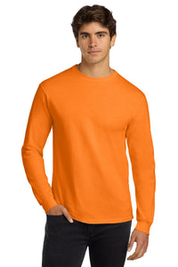 Gildan 2400 Ultra Cotton Long Sleeve T-Shirt - S. Orange