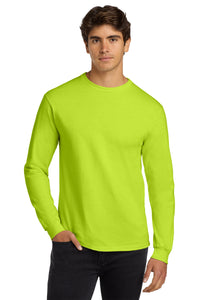 Gildan 2400 Ultra Cotton Long Sleeve T-Shirt - Safety Green