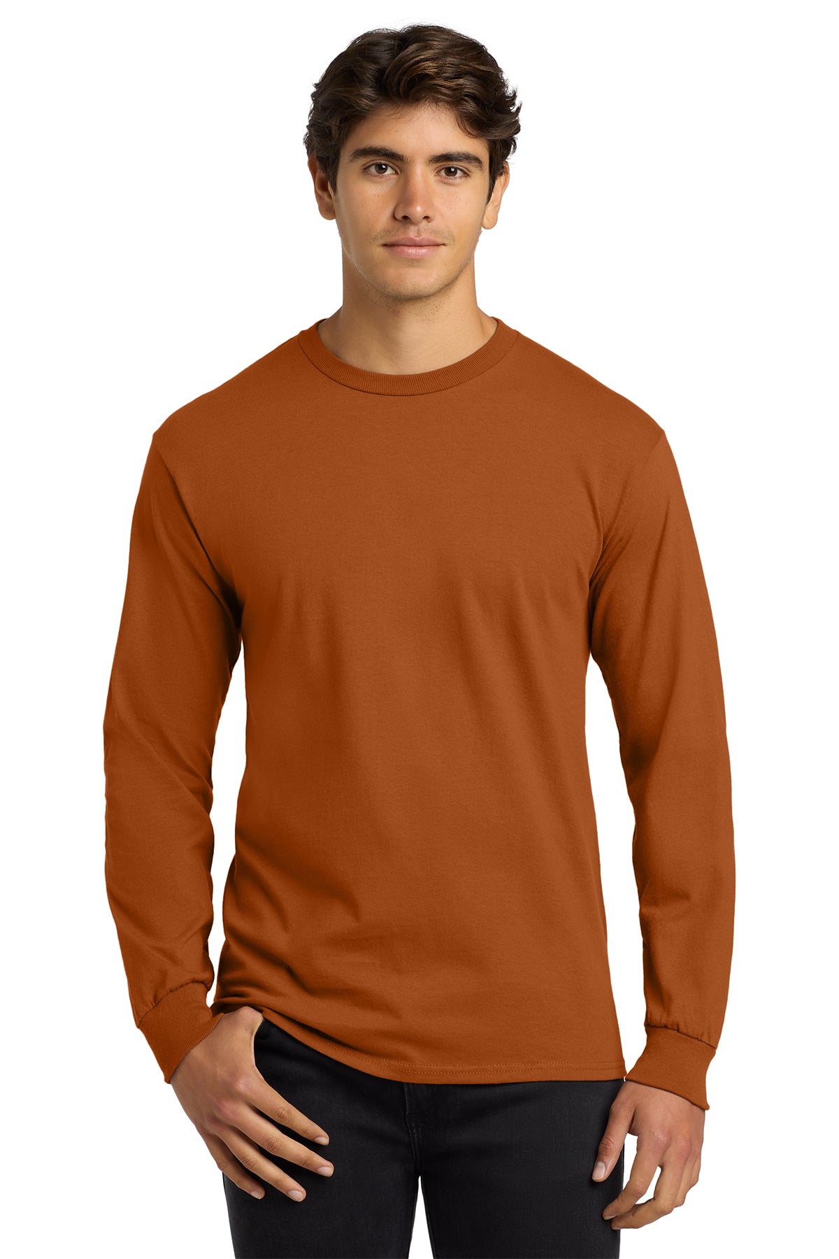 Gildan 2400 Ultra Cotton Long Sleeve T-Shirt - Texas Orange