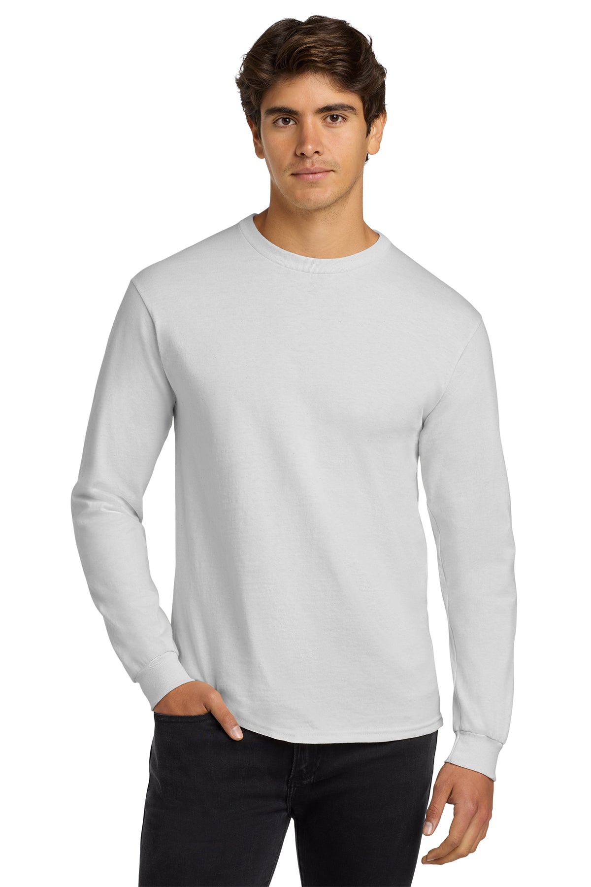 Gildan 2400 Ultra Cotton Long Sleeve T-Shirt - White