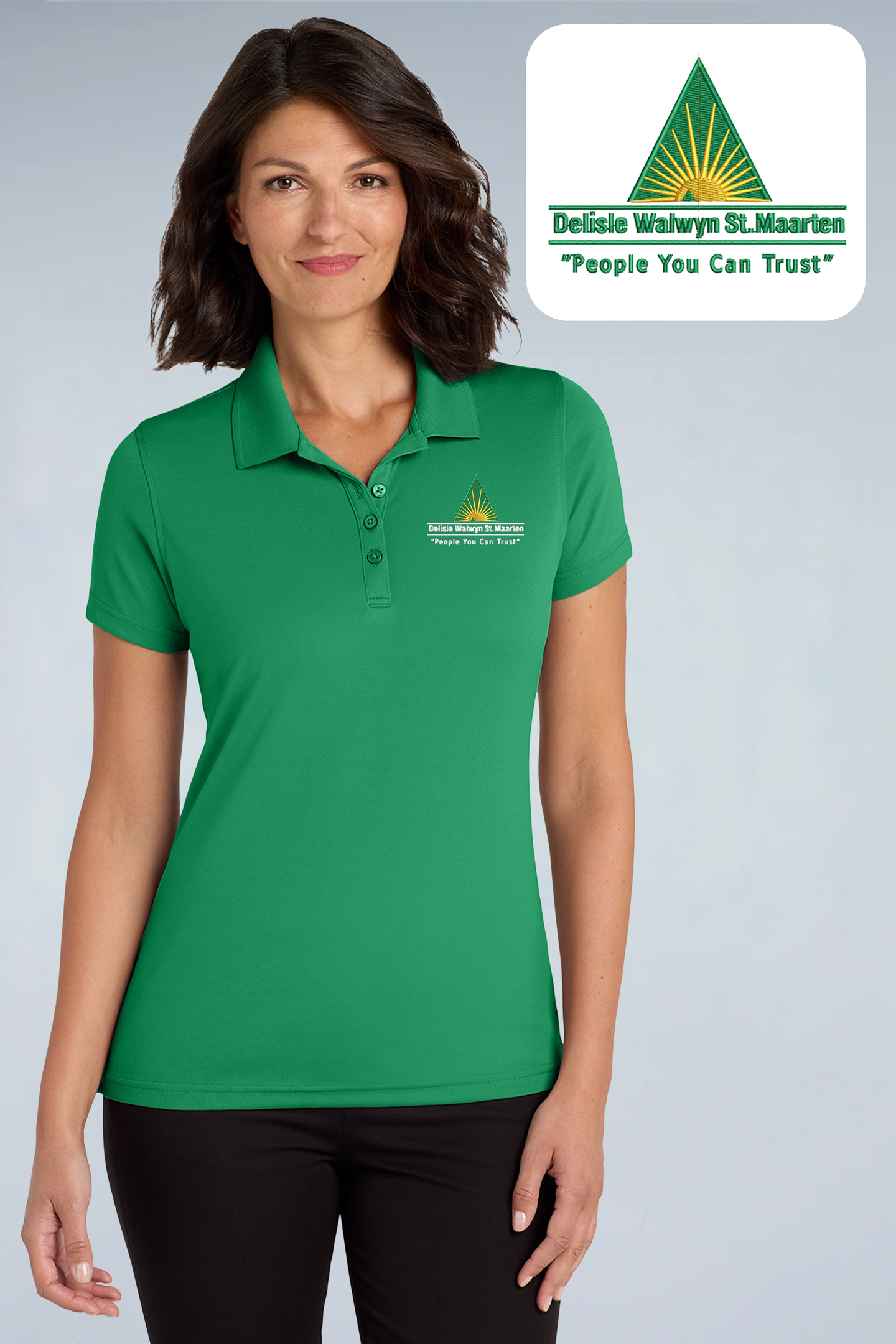 Delisle Walwyn & Co., Ltd. - Port Authority ®  Women's Dry Zone ®  UV Micro-Mesh Polo. LK110