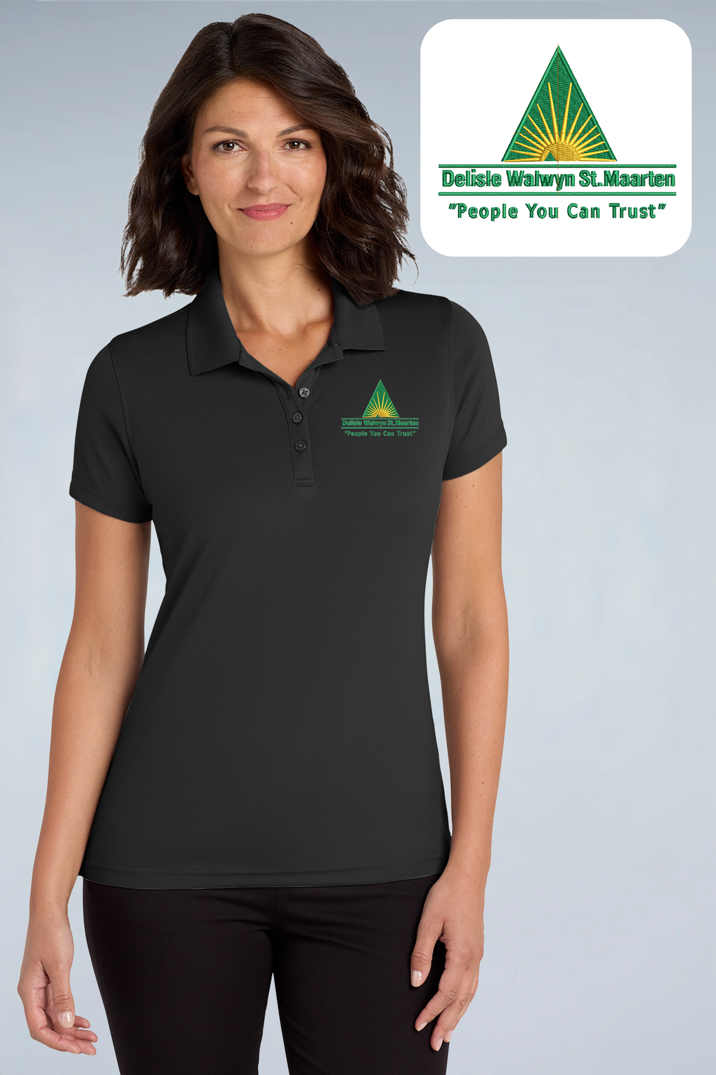 Delisle Walwyn & Co., Ltd. - Port Authority ®  Women's Dry Zone ®  UV Micro-Mesh Polo. LK110