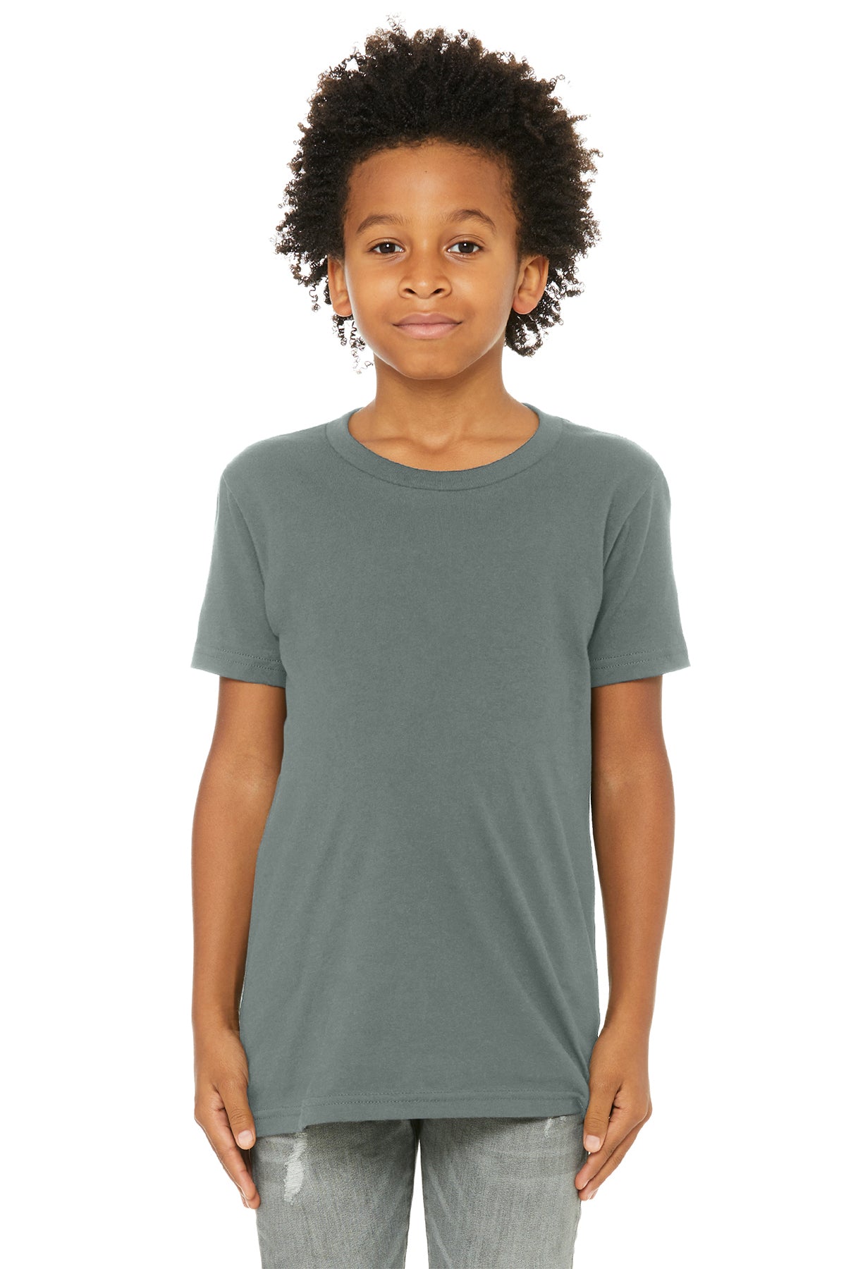 Bella + Canvas Youth Jersey T-Shirt 3001Y - Blue Storm