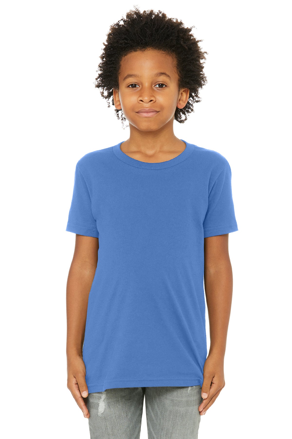 Bella + Canvas Youth Jersey T-Shirt 3001Y - Columbia Blue