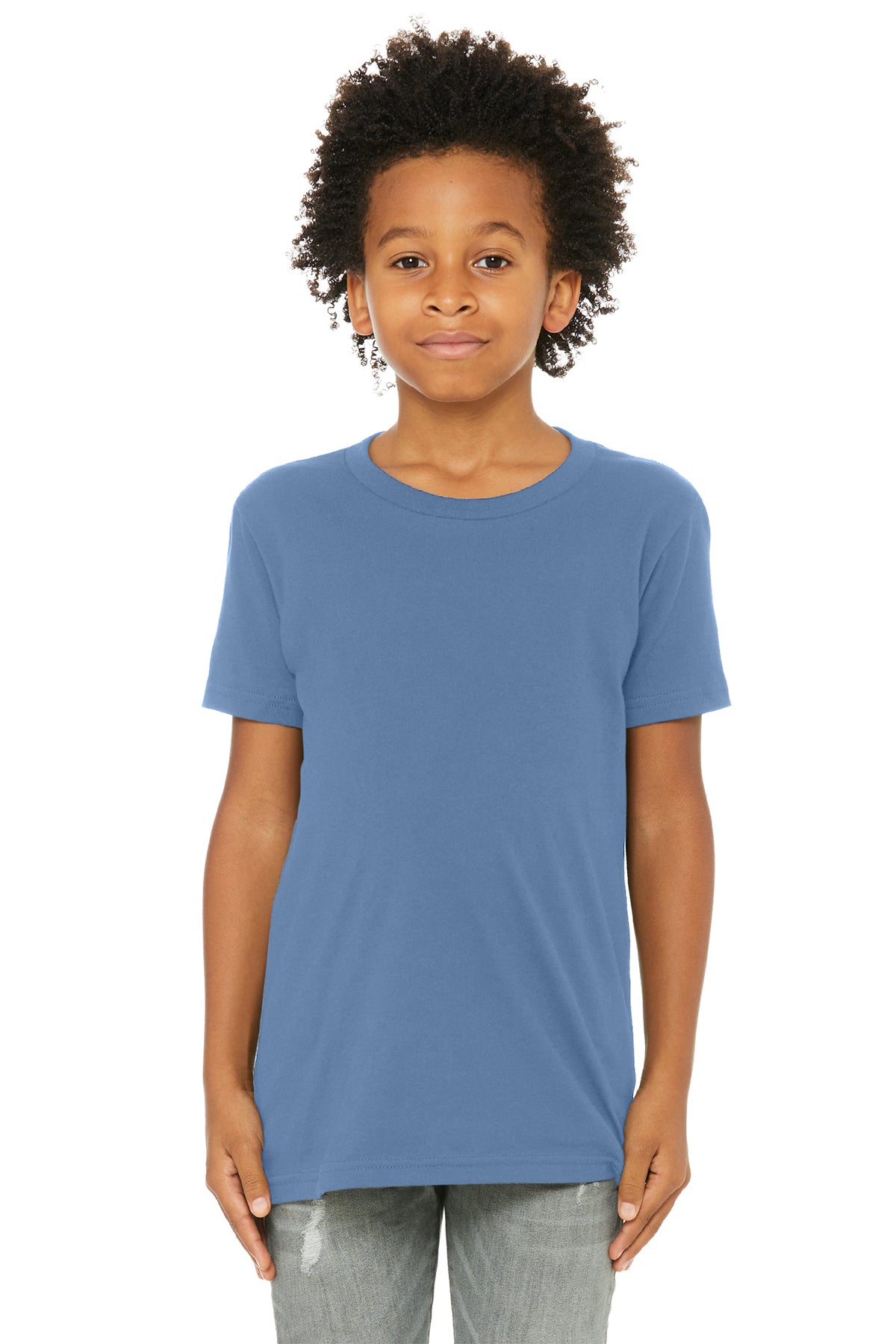 Bella + Canvas Youth Jersey T-Shirt 3001Y - Lavender Blue