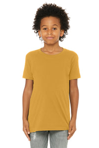 Bella + Canvas Youth Jersey T-Shirt 3001Y - Mustard