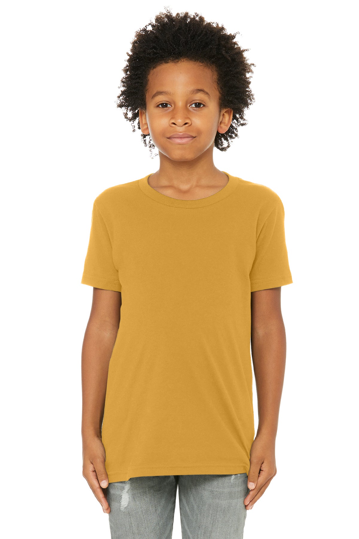 Bella + Canvas Youth Jersey T-Shirt 3001Y - Mustard