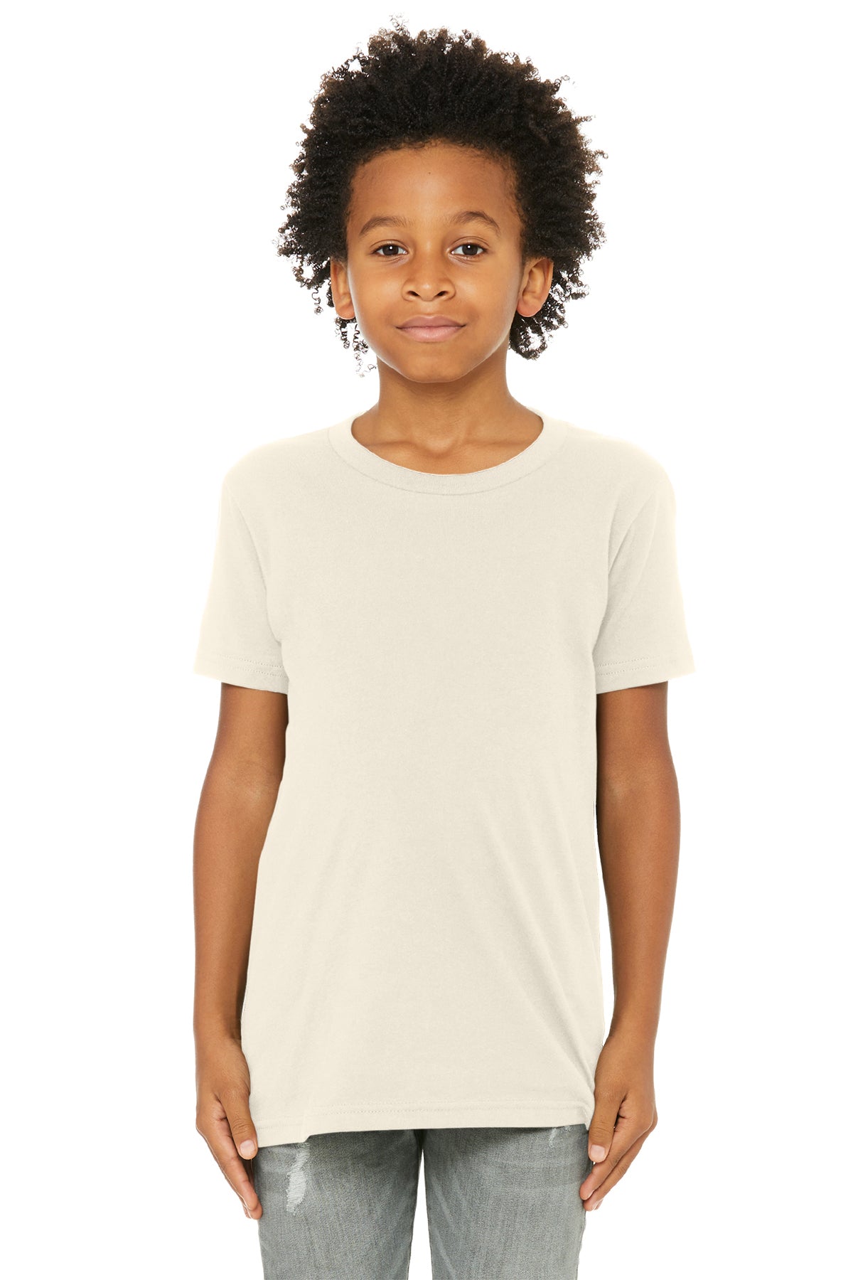 Bella + Canvas Youth Jersey T-Shirt 3001Y - Natural