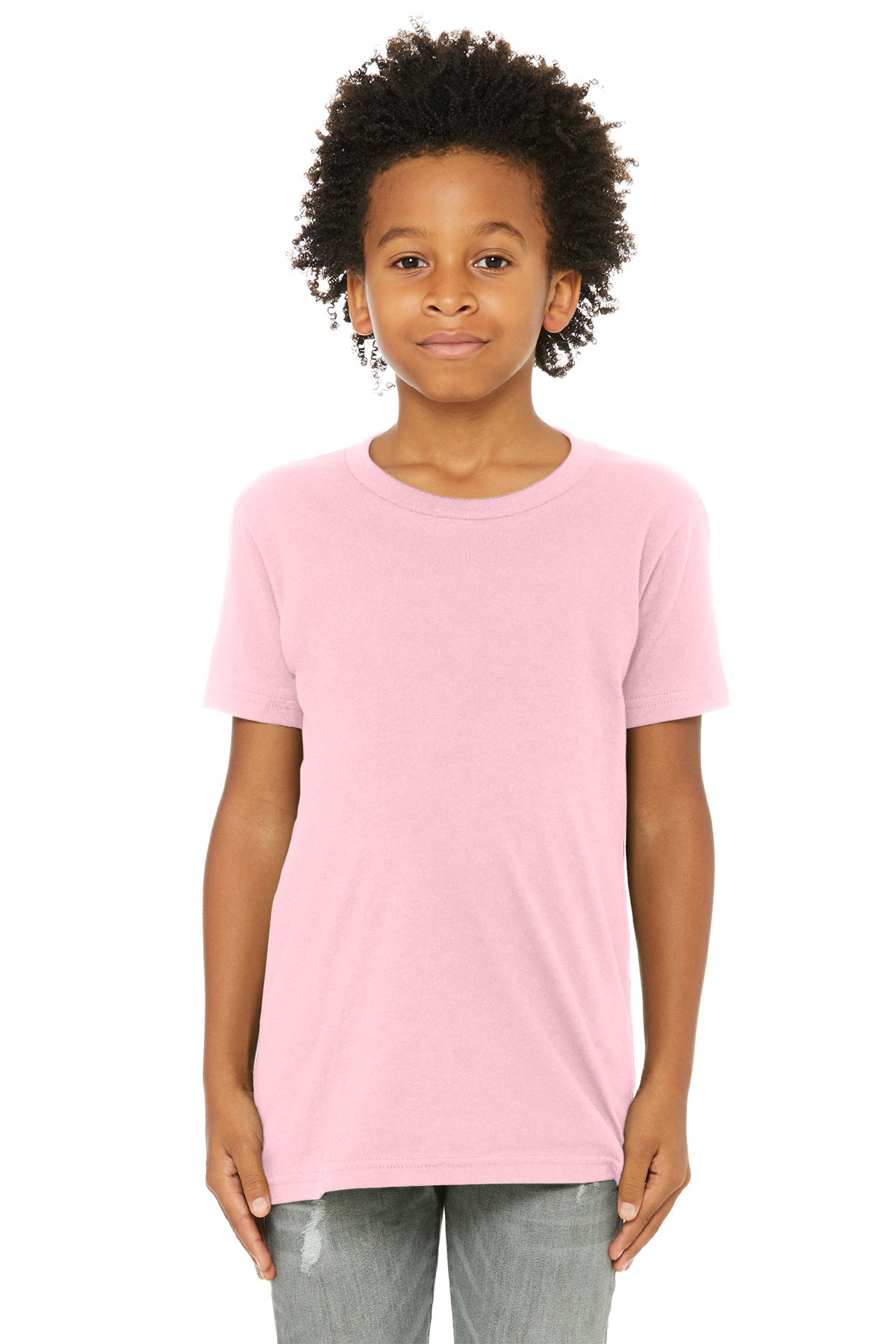 Bella + Canvas Youth Jersey T-Shirt 3001Y - Pink