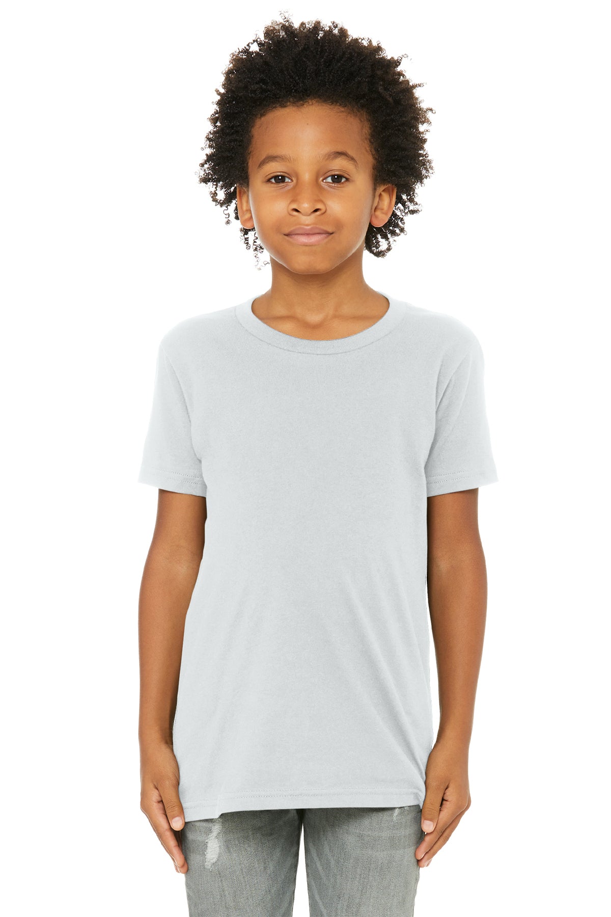 Bella + Canvas Youth Jersey T-Shirt 3001Y - Silver