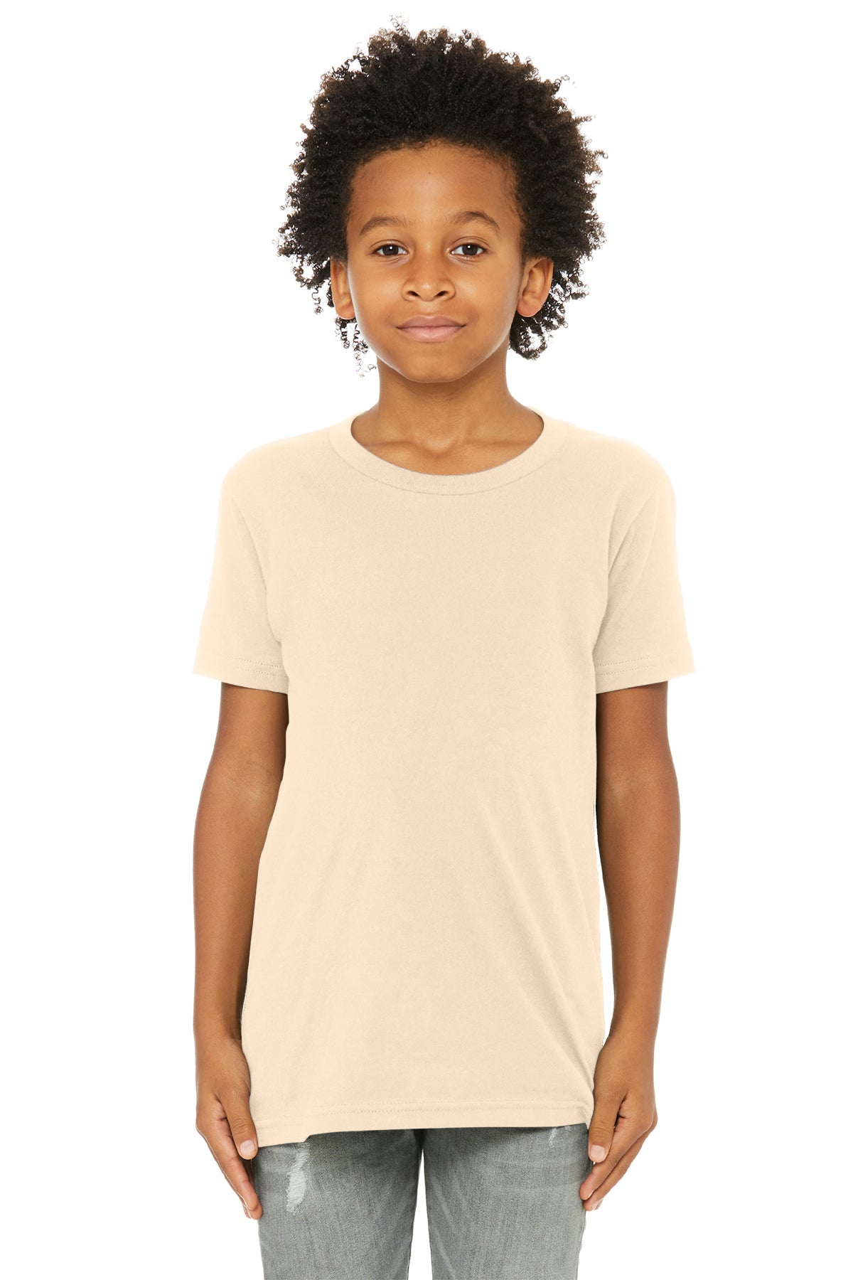 Bella + Canvas Youth Jersey T-Shirt 3001Y - Soft Cream