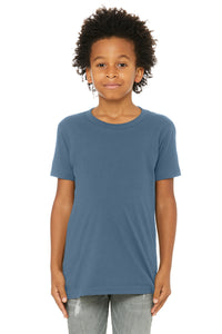 Bella + Canvas Youth Jersey T-Shirt 3001Y - Steel Blue