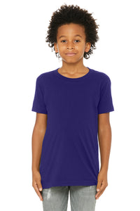 Bella + Canvas Youth Jersey T-Shirt 3001Y - Team Purple