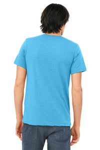 Bella+Canvas 3413 Triblend T-Shirt - Aqua Triblend back